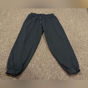 H&M Pants Mens M Black Joggers Straight track bottoms Drawstring Active Pullon